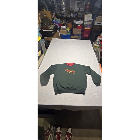 Vintage Other - Vintage Day Breeze Dark Green Crewneck Sweatshirt Size Large 90s